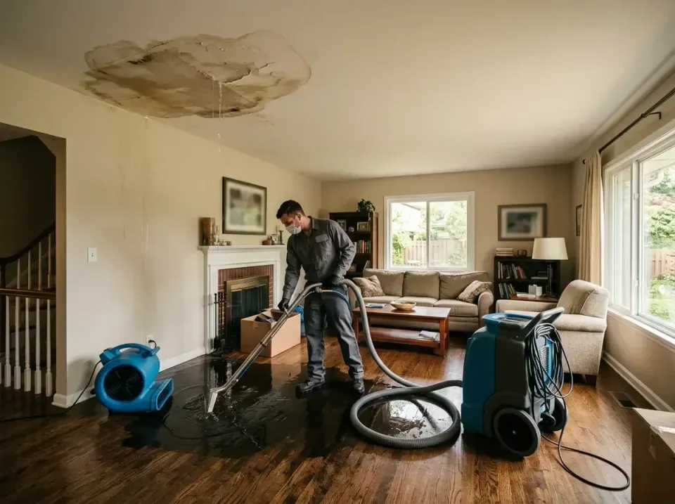 attic-pipe-burst-ceiling-drip-008 — frequently asked questions, Water Damage Restoration & Carpet Care in Jasper, TN
